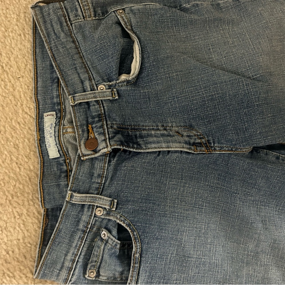 Levi’s Women Boot Cut 515 Blue Jeans - Picture 8 of 11